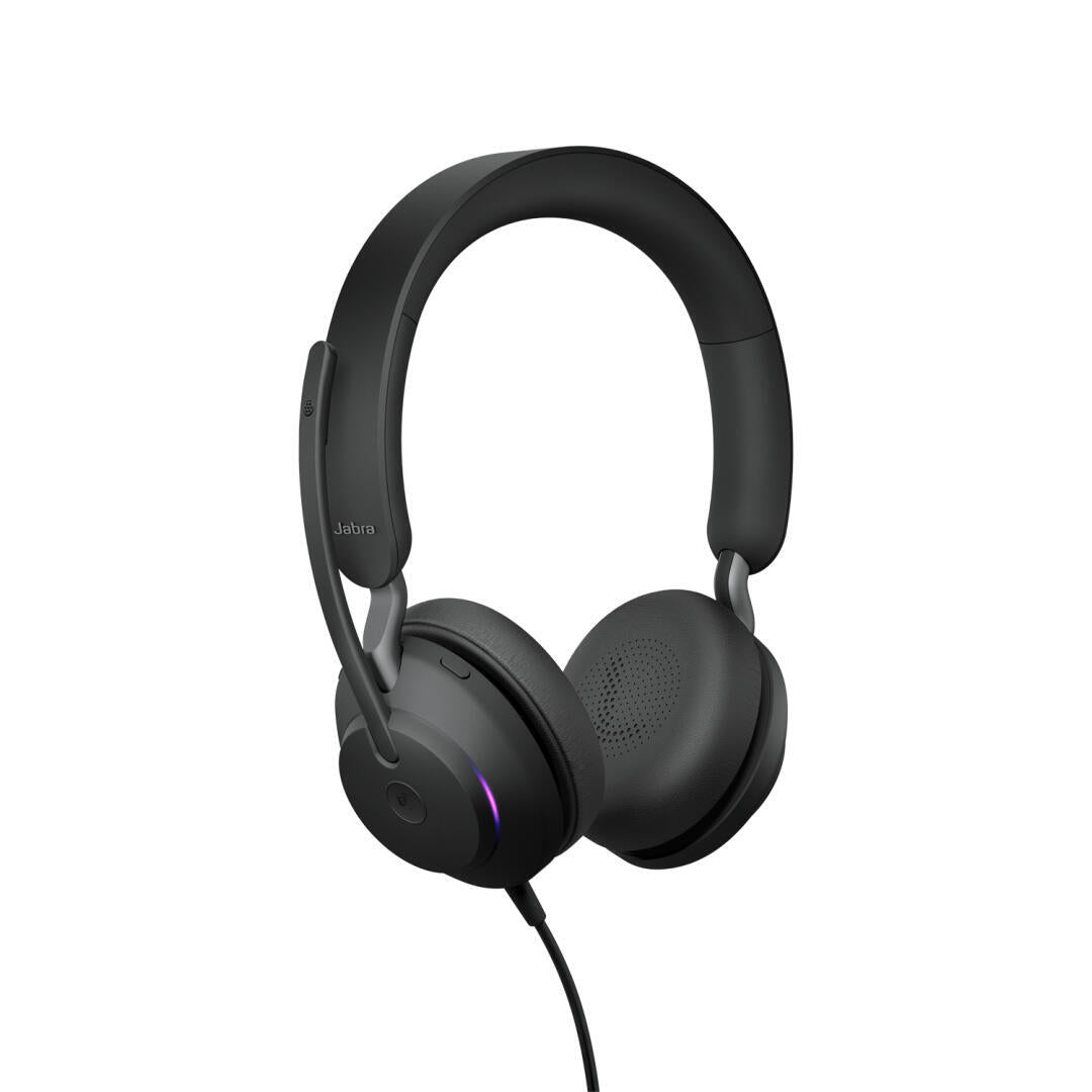 Jabra Evolve2 40 SE MS Stereo - Auscultadores - no ouvido - com cabo - USB-C - isolamento de ruído - Certificado para Microsoft Teams