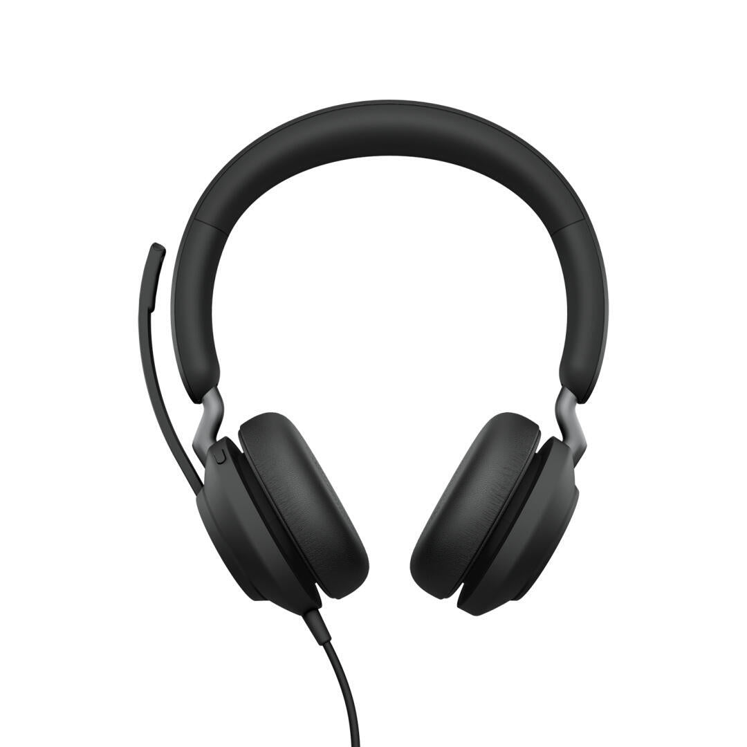 Jabra Evolve2 40 SE MS Stereo - Auscultadores - no ouvido - com cabo - USB-A - isolamento de ruído - Certificado para Microsoft Teams