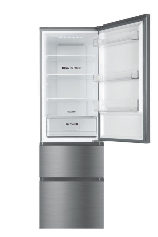 Frigorífico Combinado | Haier | HTR3619ENMN | 3D, 60cm, Inox