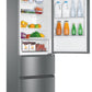 Frigorífico Combinado | Haier | HTR3619ENMN | 3D, 60cm, Inox