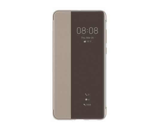 Capa de Smartphone | Huawei | P40 | Smart Flip View Caqui