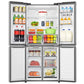 Frigorífico Side By Side | Hisense | RQ-5-P-470-SEIE | 470L | Inox