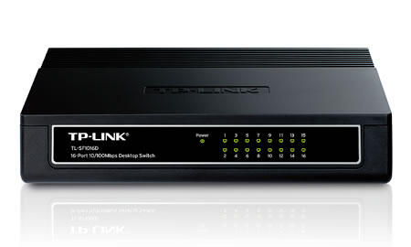 Switch de Mesa | TP-Link | TL-SF1016D | 16 Portas 10/100