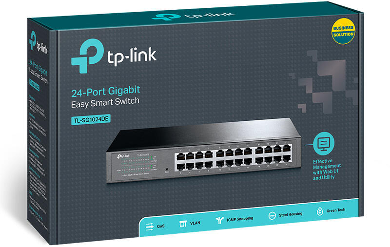 TP-LINK 24 PORTAS EASY SMART GIGABIT -TL-SG1024DE