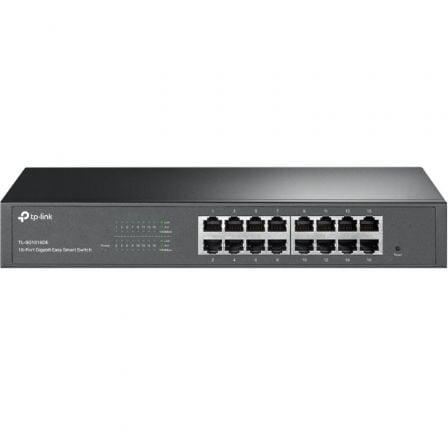 16-Port Gigabit Easy Smart Switch, 16 Gigabit RJ45 Ports, 1U 13-inch Rack-mountable Steel Case, MTU/Port/Tag-based VLAN, QoS, IGMP Snooping, Web/Utility Management - vÃ¡lido p/ unid faturadas atÃ© 31