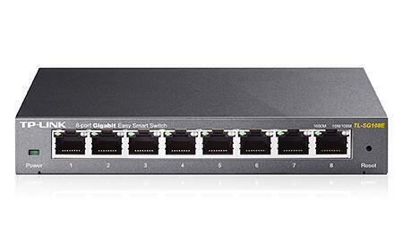 Switch de Rede | TP-Link | TL-SG108E | 8 Portas Easy Smart Gigabit