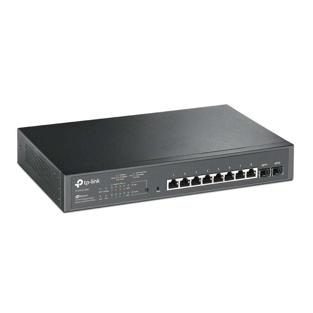 Switch TP-Link | TL-SG2210MP | 10 Portas Gigabit | 8 PoE+ | Smart