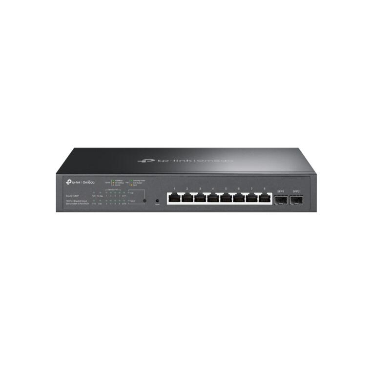 Switch TP-Link | TL-SG2210MP | 10 Portas Gigabit | 8 PoE+ | Smart