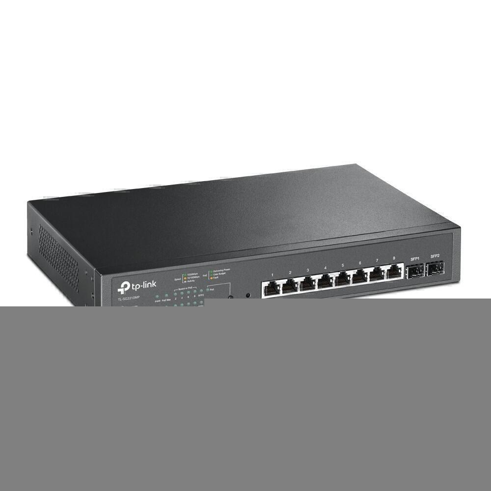 Switch TP-Link | TL-SG2210MP | 10 Portas Gigabit | 8 PoE+ | Smart