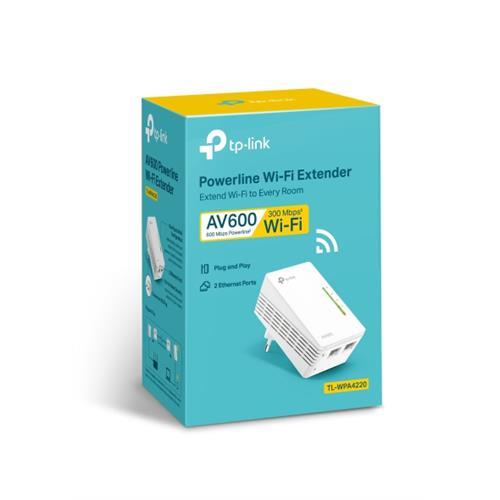 Powerline TP-LINK | TL-WPA4220 | 300Mbps | Com Fios | Branco