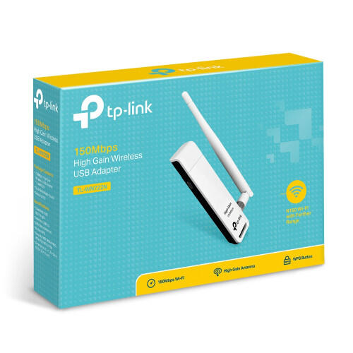 Adaptador Wireless USB | TP-Link | TL-WN722N | 150Mbps | 802.11n