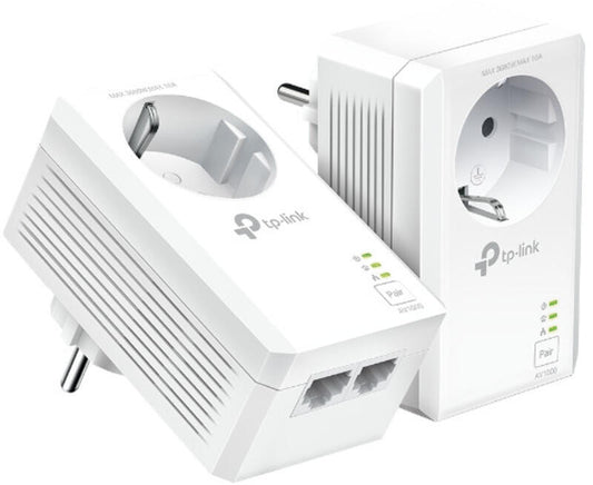 Adaptador Powerline | TP-Link | AV1000 | 2xGigabit | Com PassThrough