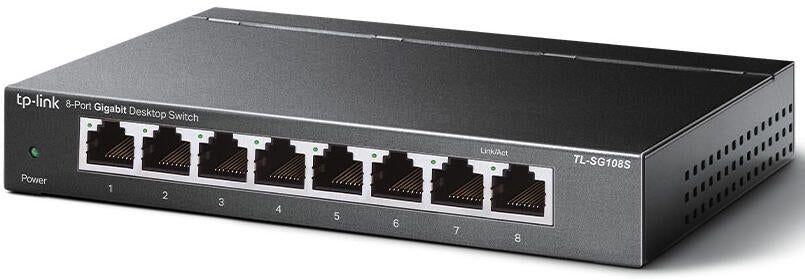 Switch de Mesa | TP-Link | TL-SG108S | 8 Portas Gigabit