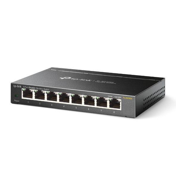 Switch de Mesa | TP-Link | TL-SG108S | 8 Portas Gigabit