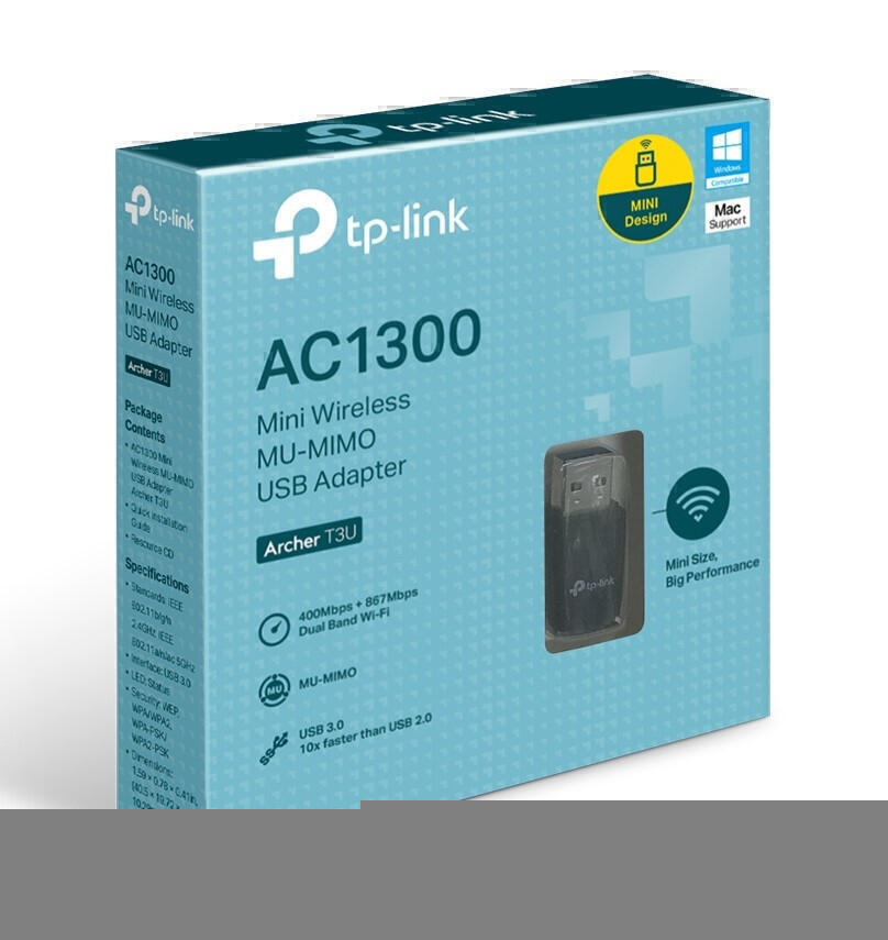 TP-LINK ADAPTADOR USB WI-FI AC1300 DB ARCHER-T3U