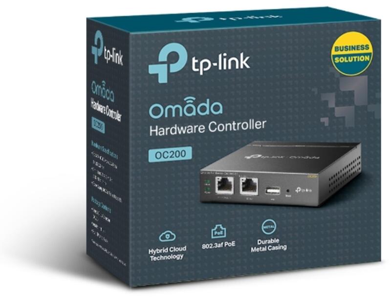 Controlador Rede | TP-LINK | OC200 | Cloud Omada EAPs, 2x Eth, 1x USB