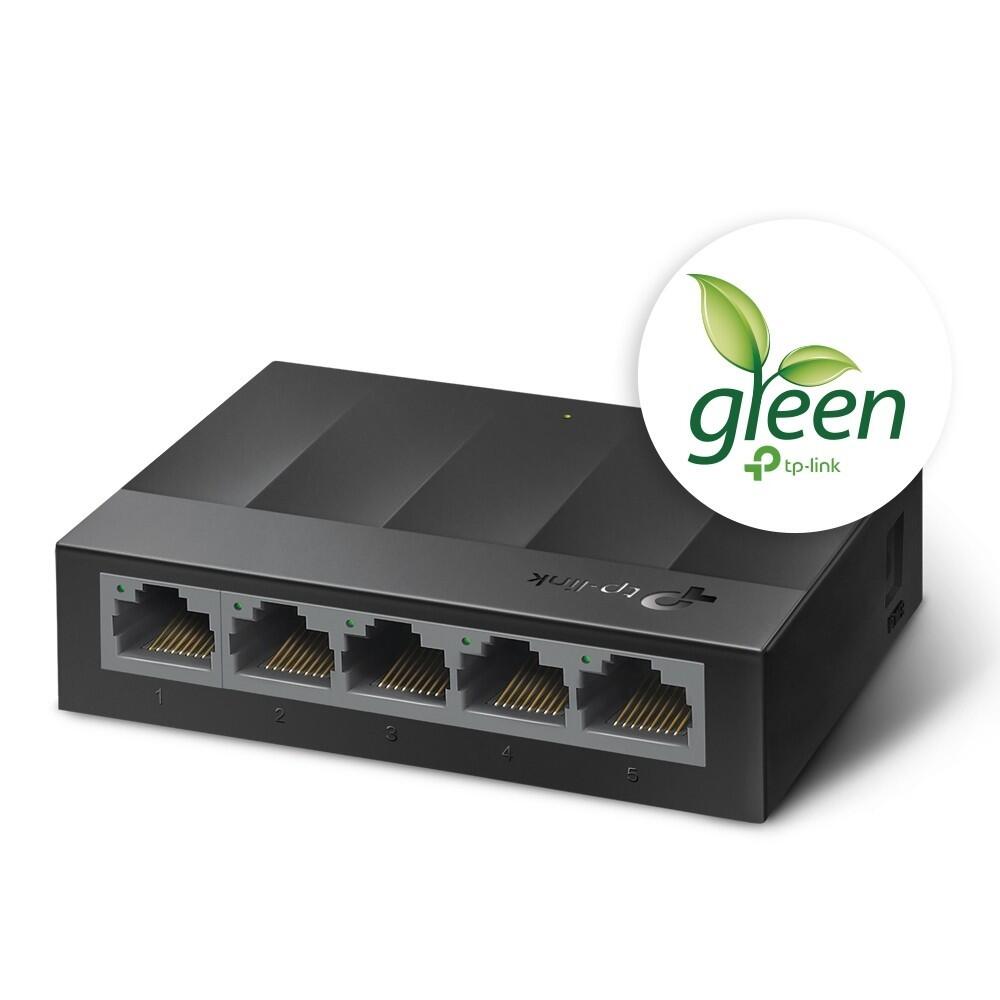 Switch de Rede Gigabit | LiteWave | LS105G | 5 Portas RJ45 Gigabit