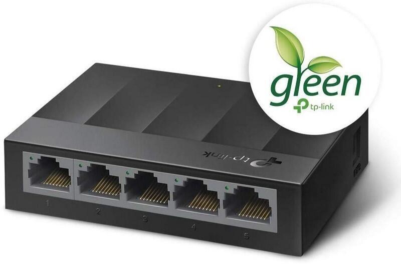 Switch de Rede Gigabit | LiteWave | LS105G | 5 Portas RJ45 Gigabit