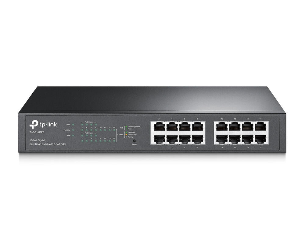 TP-LINK 16PORTAS GIGABIT 8XPOE 802.3AF - TL- SG1016PE