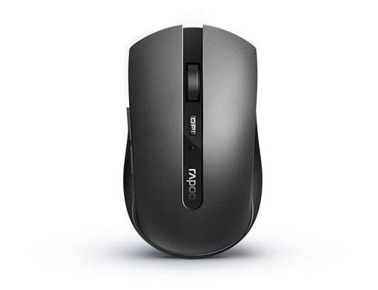 Rato RAPOO WirelessÂ "7200M", BT/Wireless, 1600 DPI, 7 BotÃµes, Nano USB - 120591