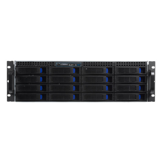 Caixa Server | PRO Rack 3U | HSW4416 | 16 HDD 2.5/3.5 | Fonte Red.