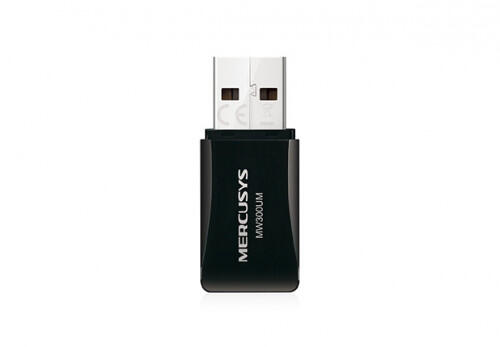 Mercusys MW300UM adaptador y tarjeta de red Interno USB 300 Mbit/s - 1018481