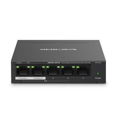 5-PORT GIGABIT Desktop Switch with 4-Port PoE+