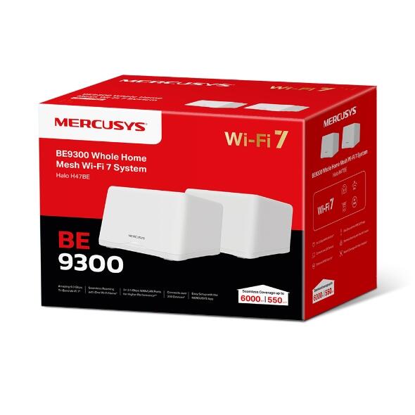 Router MERCUSYS BE9300 Whole Home Mesh Wi-Fi 7 System 2-pack