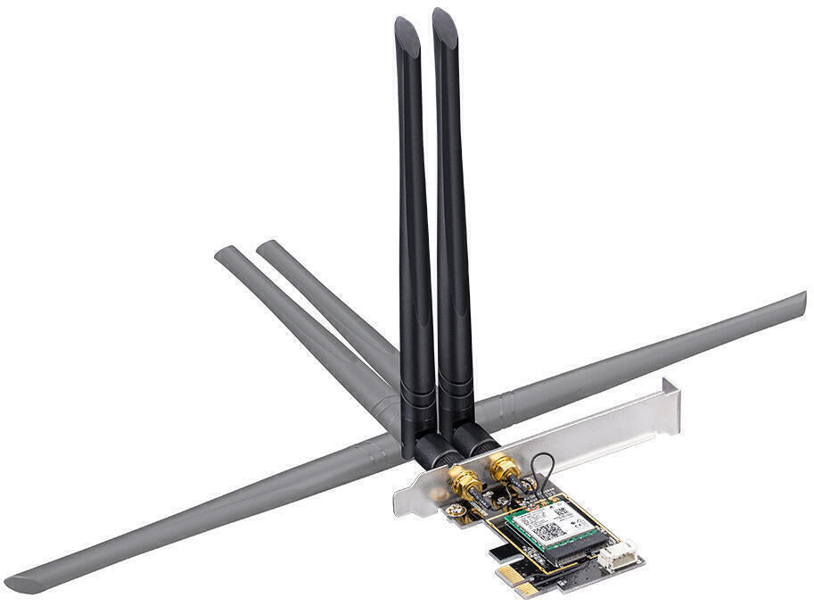 CUDY ADAPTADOR PCIe AX5400 TRI-BAND WIFI 6