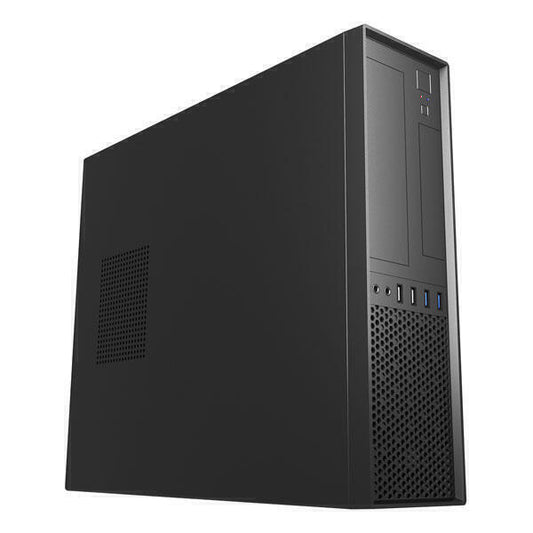 Caixa SLIM Desktop | TFX | UK 3001 | Preto | 2 USB 3.0 + 2 USB 2.0