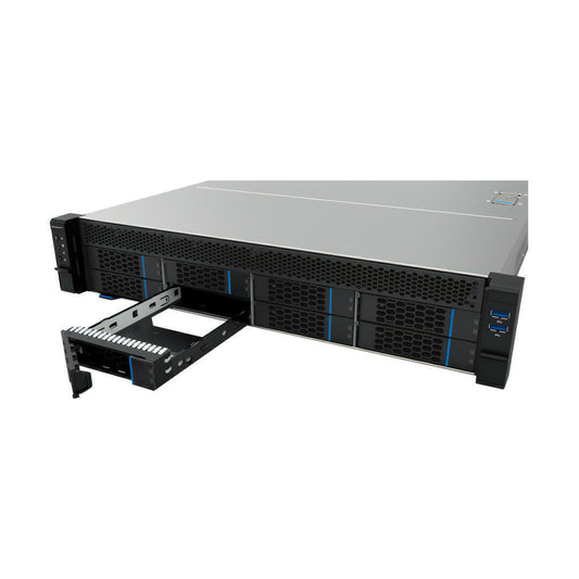 Caixa Server PRO Rack 2U HSW4208, 8 HDD 2.5"/3.5" Hot Swap - admite Fonte redundante