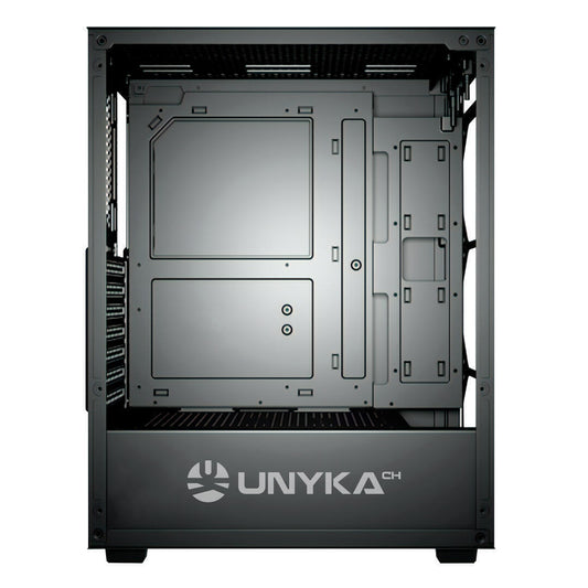 Caixa ATX para Gaming | UNYKA | MIR100 | ARGb | Vidro Temp. | Preta