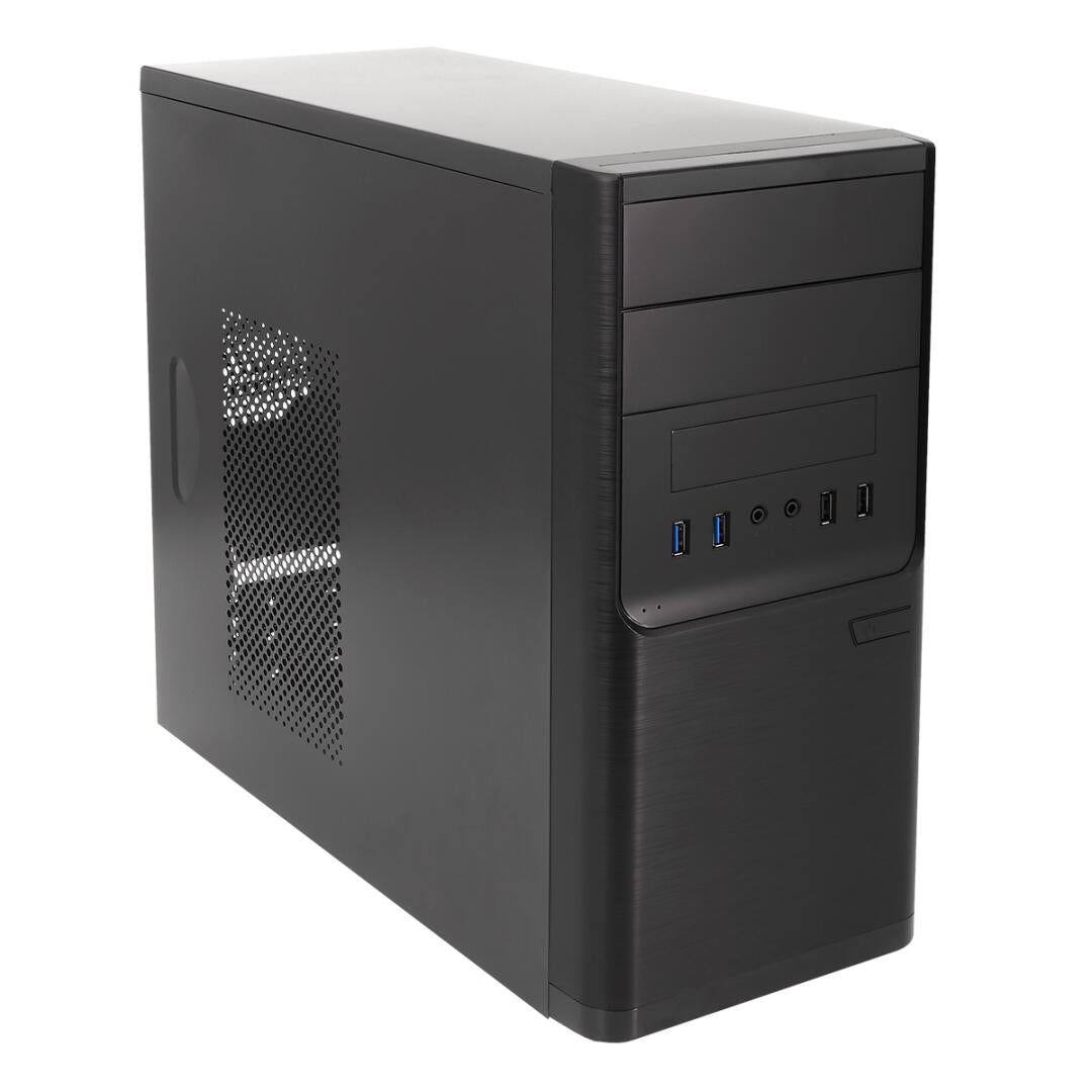 Caixa Micro ATX DARK SHADOW BLACK 300W 85W EficiÃªncia- 2xUSB 3.0 + 2xUSB 2.0