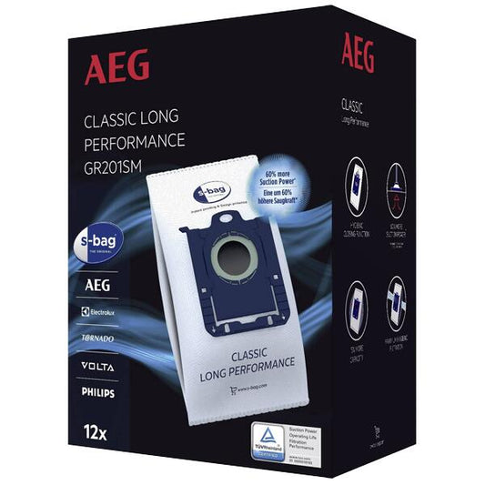 Saco para Aspirador | AEG | GR201SM | Pack de 5 Unidades | 3 Camadas