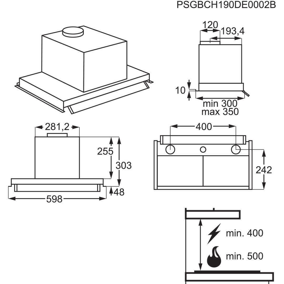 ELECTROLUX - Exaustor EFP126X