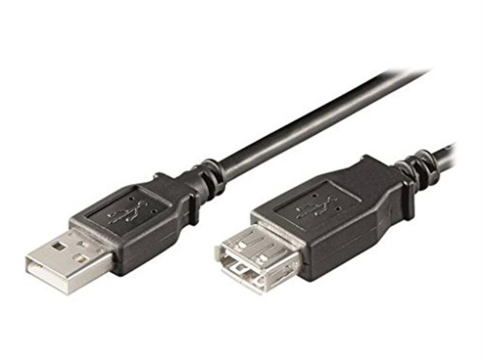 Cabo USB 2.0 | EW | A M > A F | 5.0 m | Preto