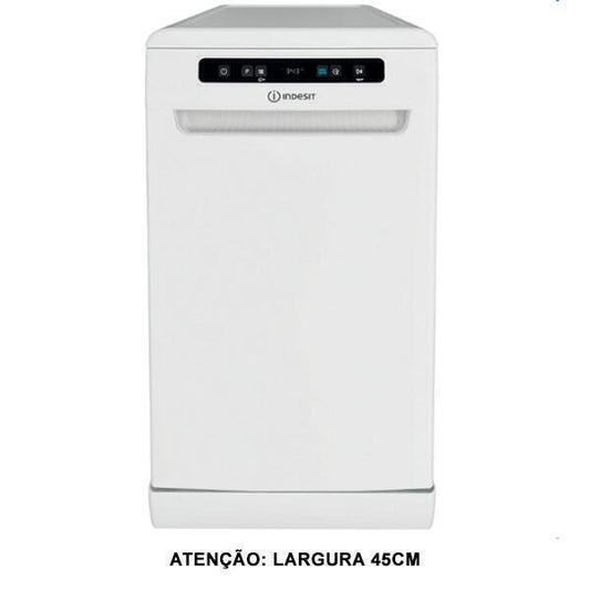 Máquina de Lavar Louça | Indesit | DSFO 3T224 | Slim | Branco