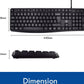 EWENT TECLADO SILENT USB PT BLACK