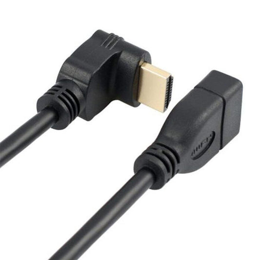 HDMI Flex Adapter 270Â°, HDMI 2.0 4K 60Hz, M/F, 0.15m