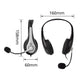 EWENT HEADSET PRO COM MIC AND VOLUME CONTROL USB