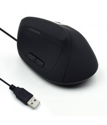 EWENT RATO VERTICAL ERGONOMICO 1800DPI 5 BUTTONS USB BLACK