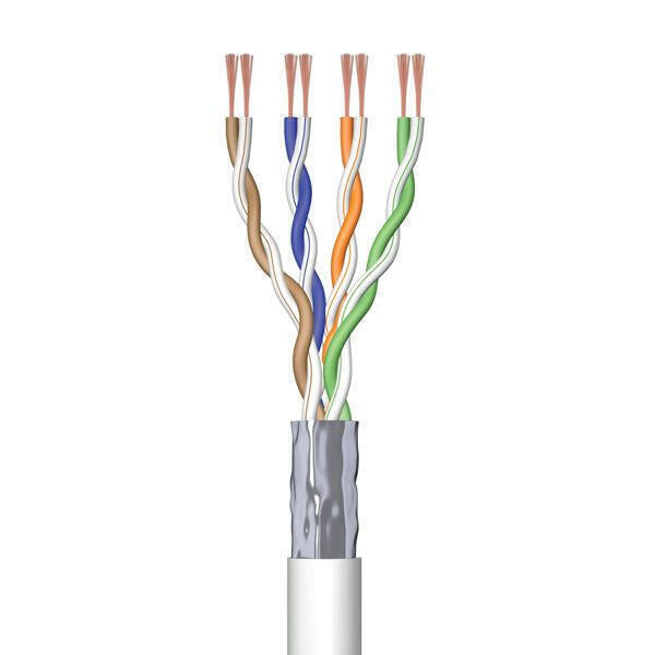 Bobine de InstalaÃ§Ã£o Cat 6 U/UTP AWG23/1 CCA 100mt. SOLID Jacket: PVC cinza