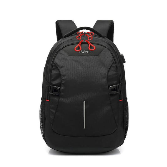 EWENT MOCHILA 15.6" COM PORTA USB BLACK/ GREY