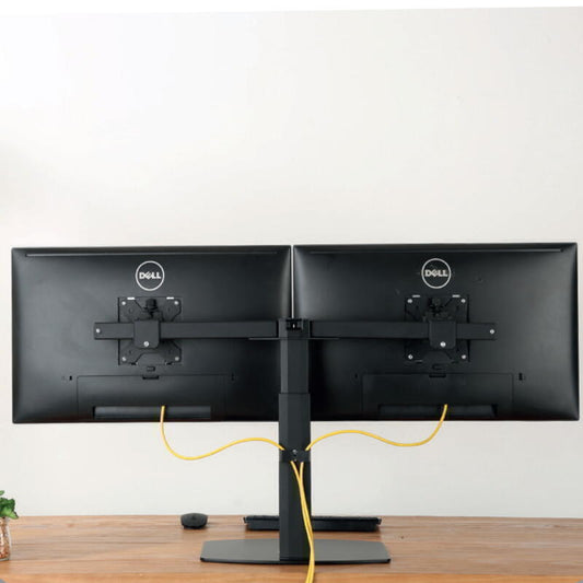 Suporte Monitor de Mesa 2 Monitores atÃ© 27", amortecedor pneumÃ¡tico, Max VESA 100x100 - vÃ¡lido atÃ© final das unid. prÃ© estabelecidas para a PromoÃ§Ã£o