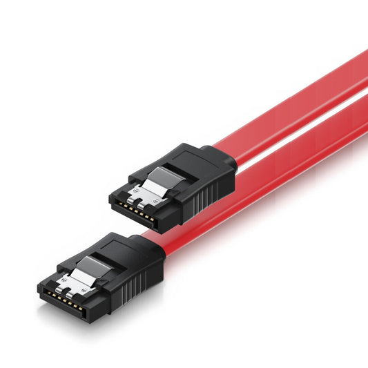 HDD S-ATA cable 1.5GBits / 3GBits / 6GBits S-ATA L-Type &gt; L-Type, with clips  0,3mt - EW-150101-003-Y-P