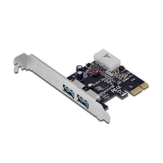 Placa PCI Express USB 3.0 2 portas USB 3.1 Gen 1 (USB 3.0), Slot LP