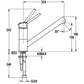 Torneira de Cozinha | Teka | AUK 913 | Monocomando | Inox