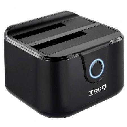 Dock Station TooQ TQDS-802B SATA 2.5/3.5 USB 3.0 Clone OTB Negro