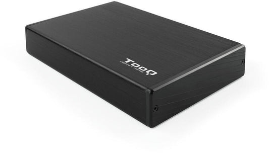 Caixa HDD | TooQ | 3,5" SATA a USB 2.0/3.0 | Negra