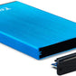 Caixa Externa HDD | Tooq | TQE-2529B | 2.5" SATA | USB 3.0/3.1 | Azul